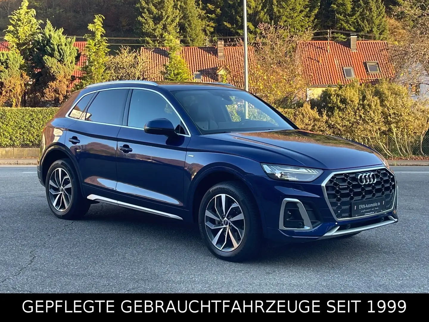 Audi Q5 40 TFSI quattro S LINE*KEYL.*VIRTUAL*ACC*1HA* Blau - 1