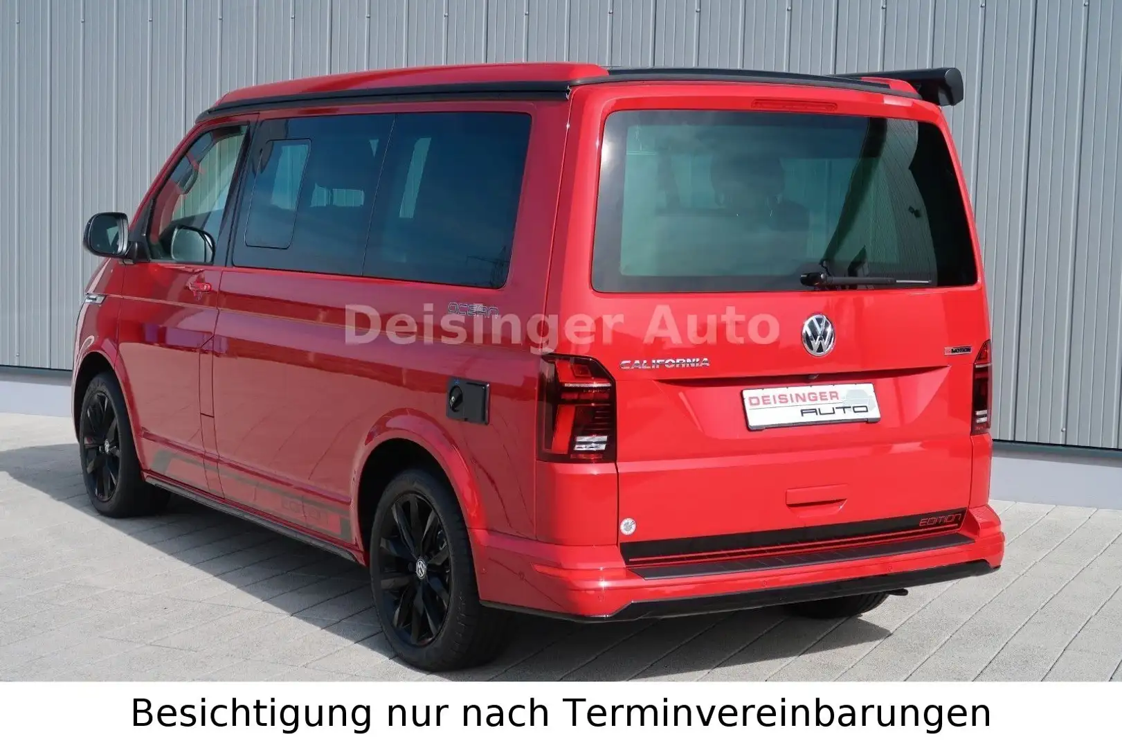 Volkswagen T6 California T6.1 California DSG 4Motion Edition NP:111.375,€ Rojo - 2