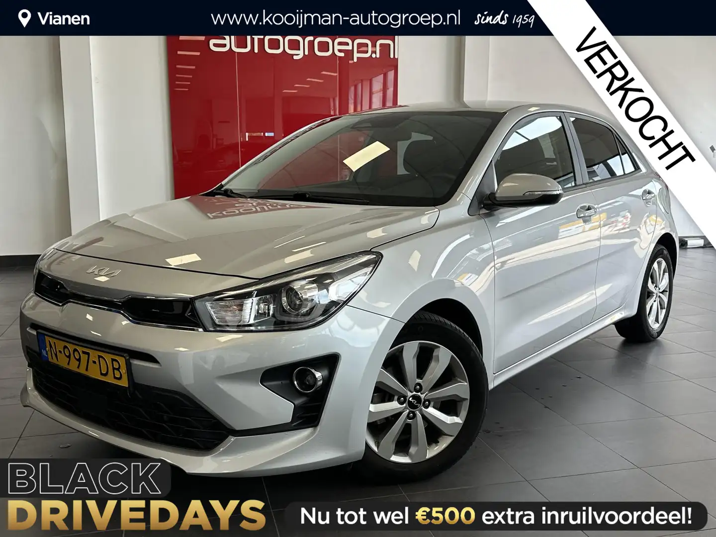 Kia Rio 1.0 T-GDi MHEV DynamicPlusLine Gris - 1