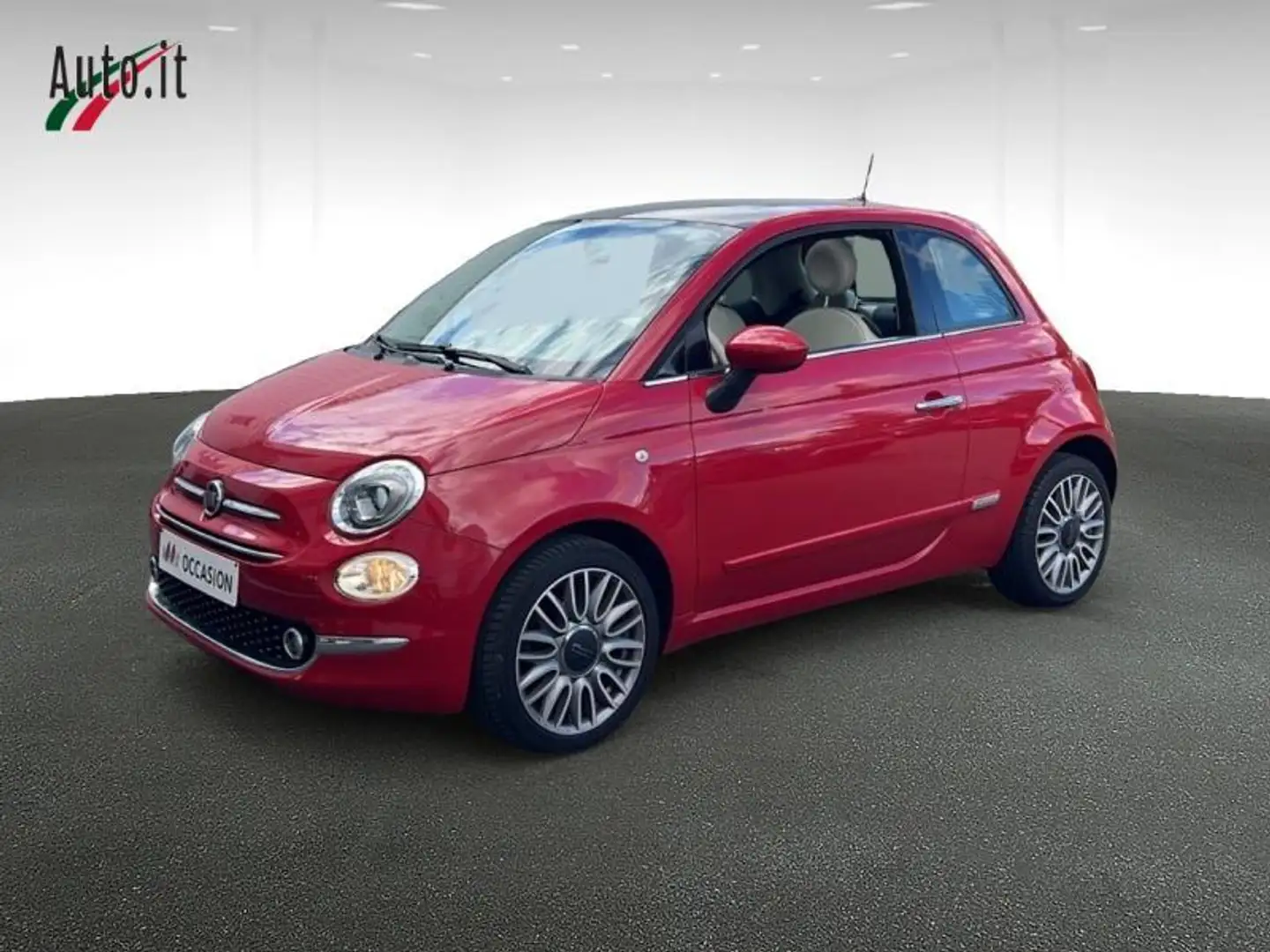 Fiat 500 Lounge   toit pano Rot - 1