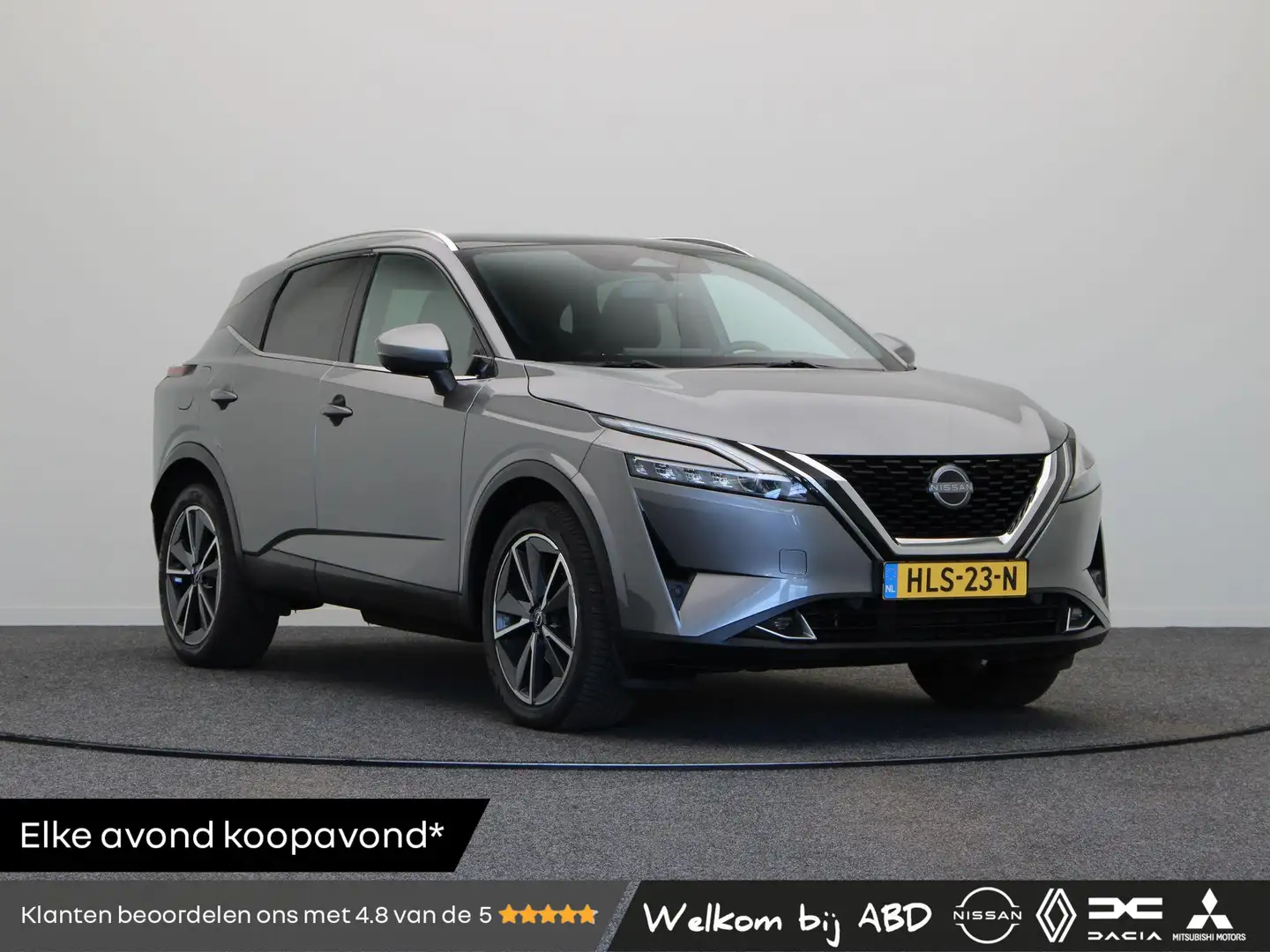 Nissan Qashqai 158pk MHEV Xtronic Tekna | Stoel, Stuur en Voorrui Grijs - 1