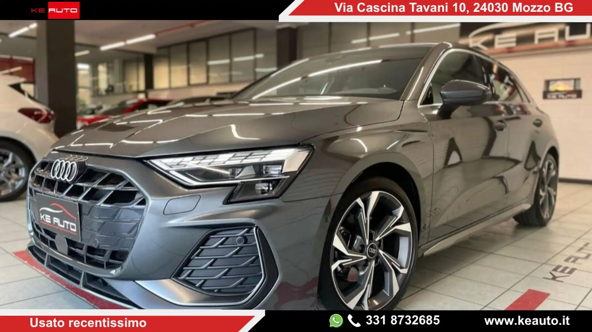 Audi A3 Sportback 35 eTfsi S line edition s-tronic Grigio - 1