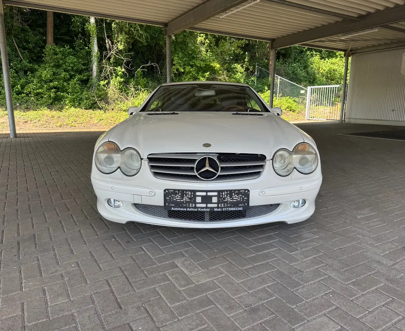 Mercedes-Benz SL 350 Leder, Navi, Perlmutt Weiß, gepflegt, etc. Weiß - 2