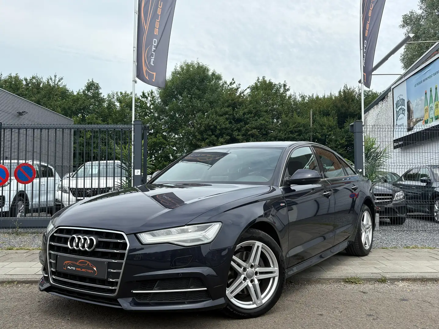 Audi A6 2.0 TDi S tronic-S LINE-LED MATRIX-EURO6-CUIR Blauw - 1