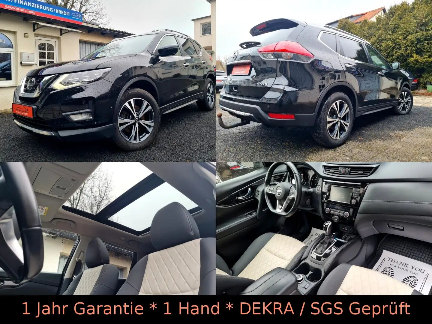 Nissan X-Trail TEKNA 4x4/X-Tronic/Leder/360°/Side+Lane Schwarz - 2