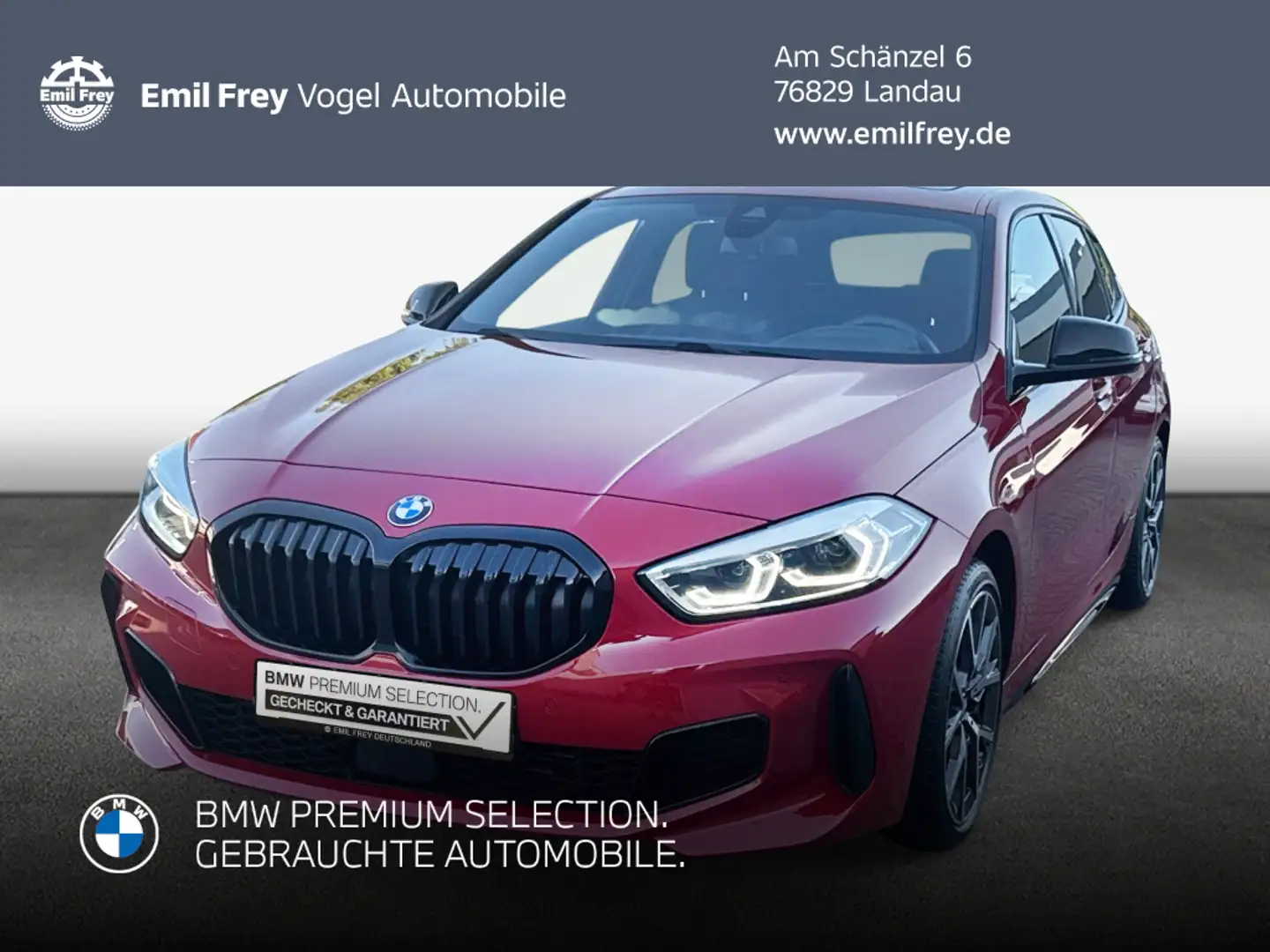 BMW 128 ti Aut. *Panorama*H/K* Rot - 1