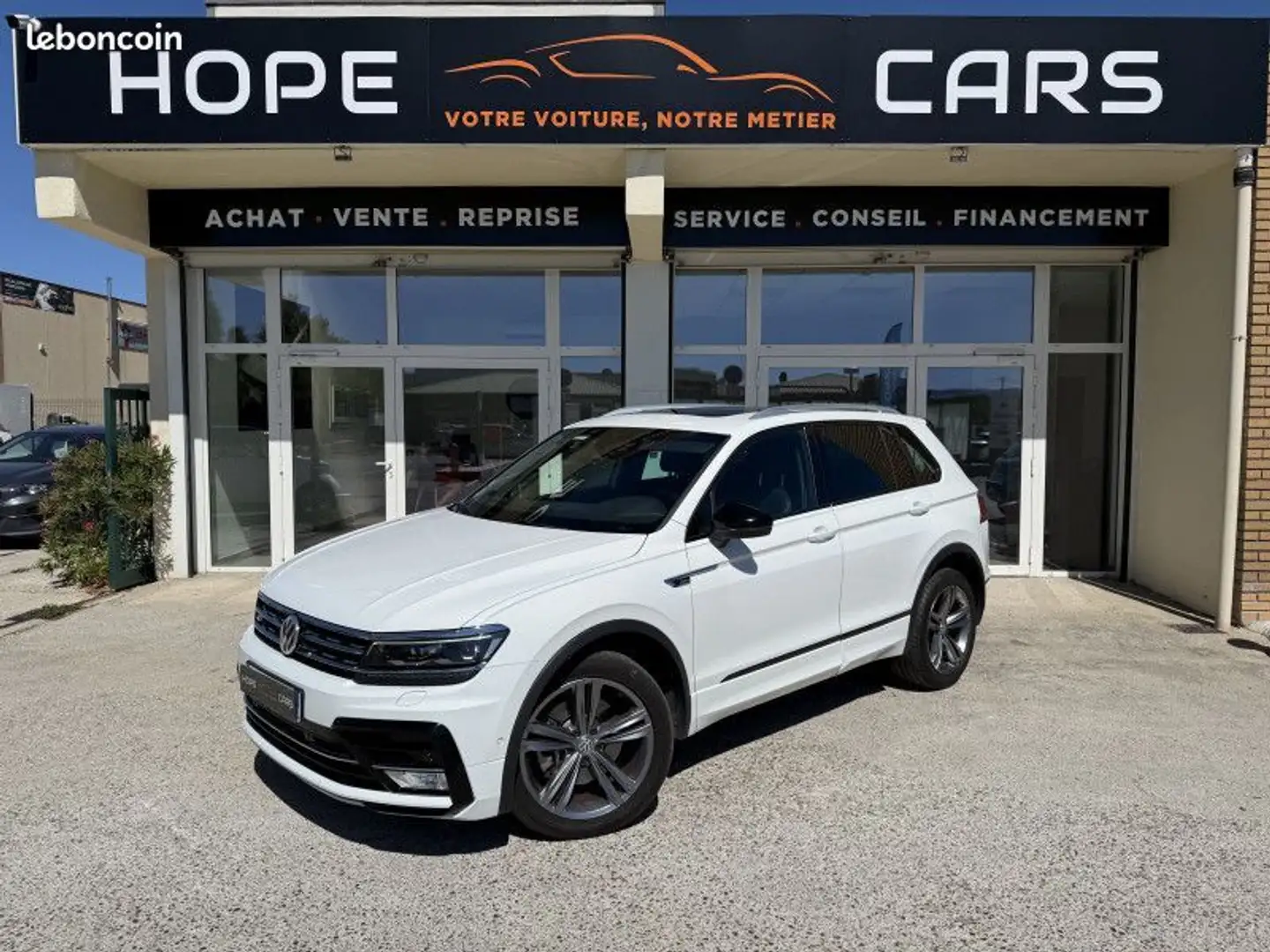 Volkswagen Tiguan 2.0 TDI 190CH CARAT 4MOTION DSG7 Weiß - 1