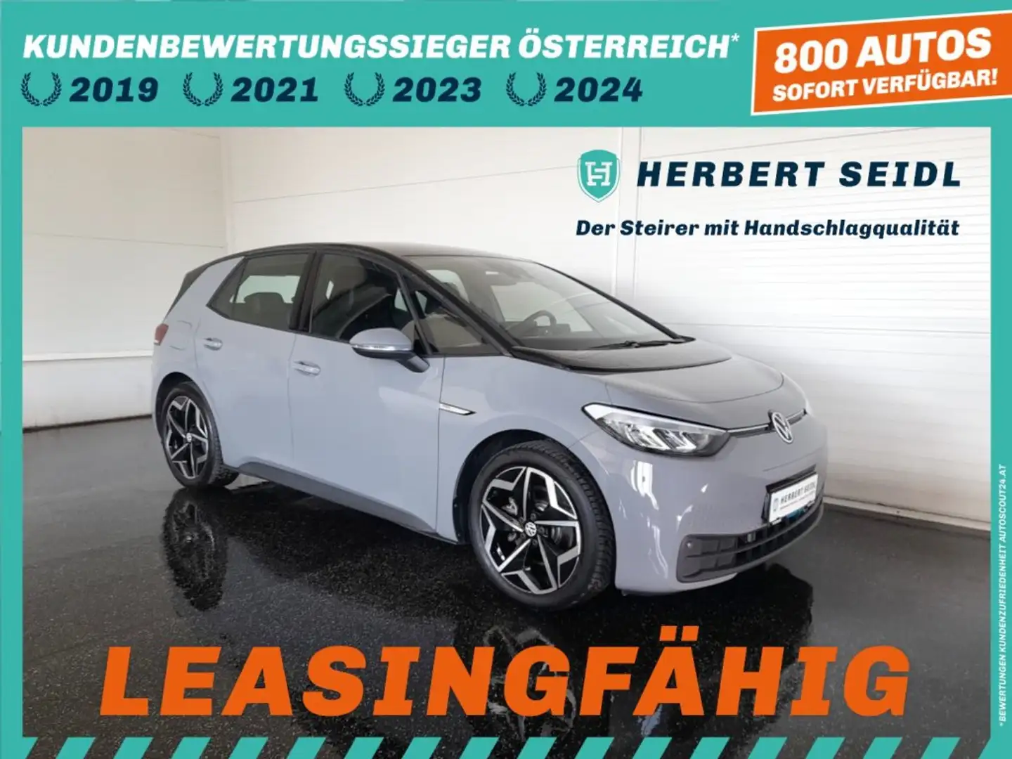 Volkswagen ID.3 "STYLE PLUS" 58 kWh *SPORTSITZE MIT MEMORY / 19 ZOLL / VOLL-LED / VIRTUELL / NAVI / ACC / PDC / SHZG* Grau - 1