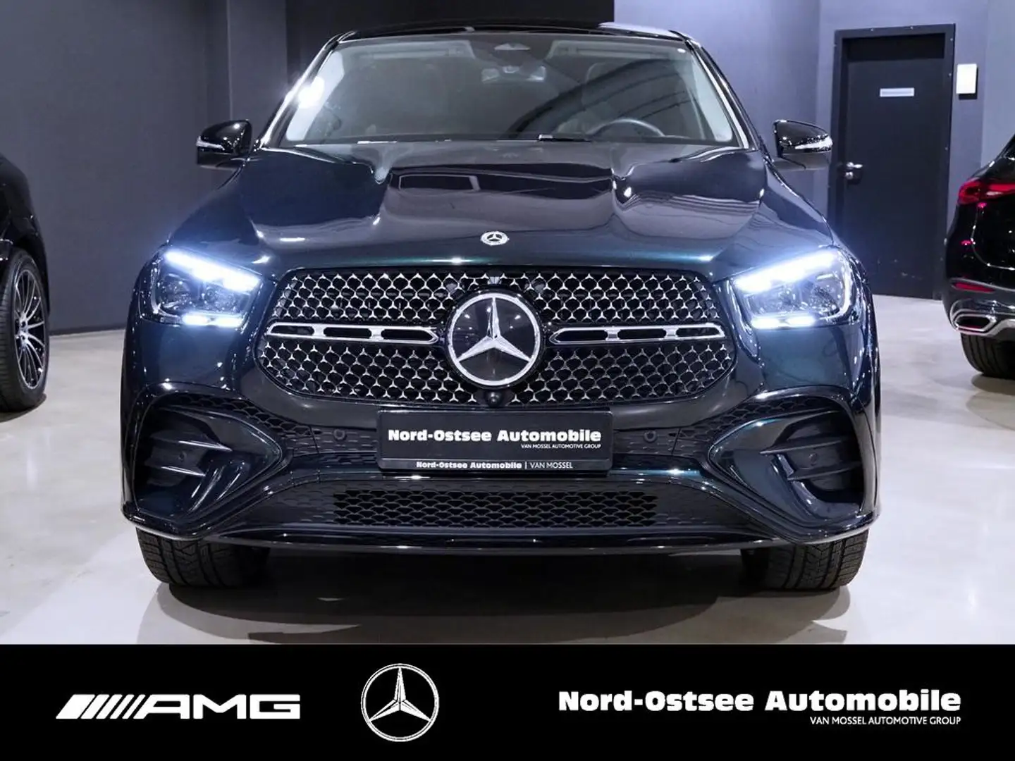 Mercedes-Benz GLE 450 d Coupe AMG 4M MULTI 360°KAM KLIMA SHZ LED AHK Grün - 2