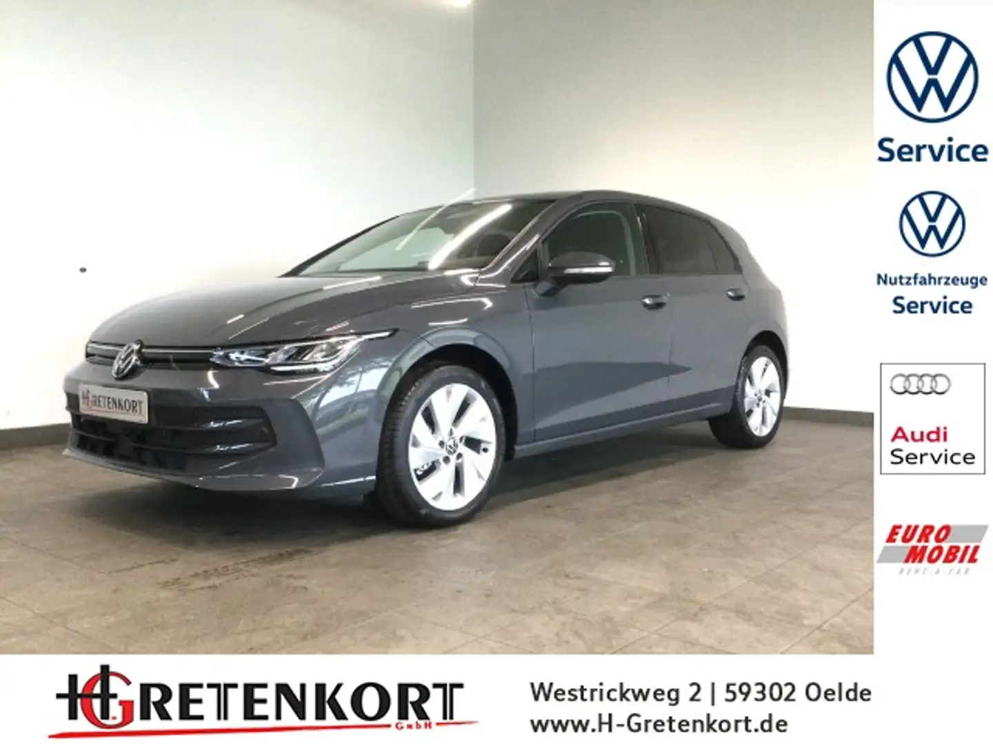 Volkswagen Golf Life 1.5 eTSI DSG Kamera ACC Kessy SHZ Klima Gris - 1