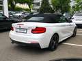 BMW 218 i Cabrio M-Sport NAVIGATION FSE LED LEDER Blanc - thumbnail 2