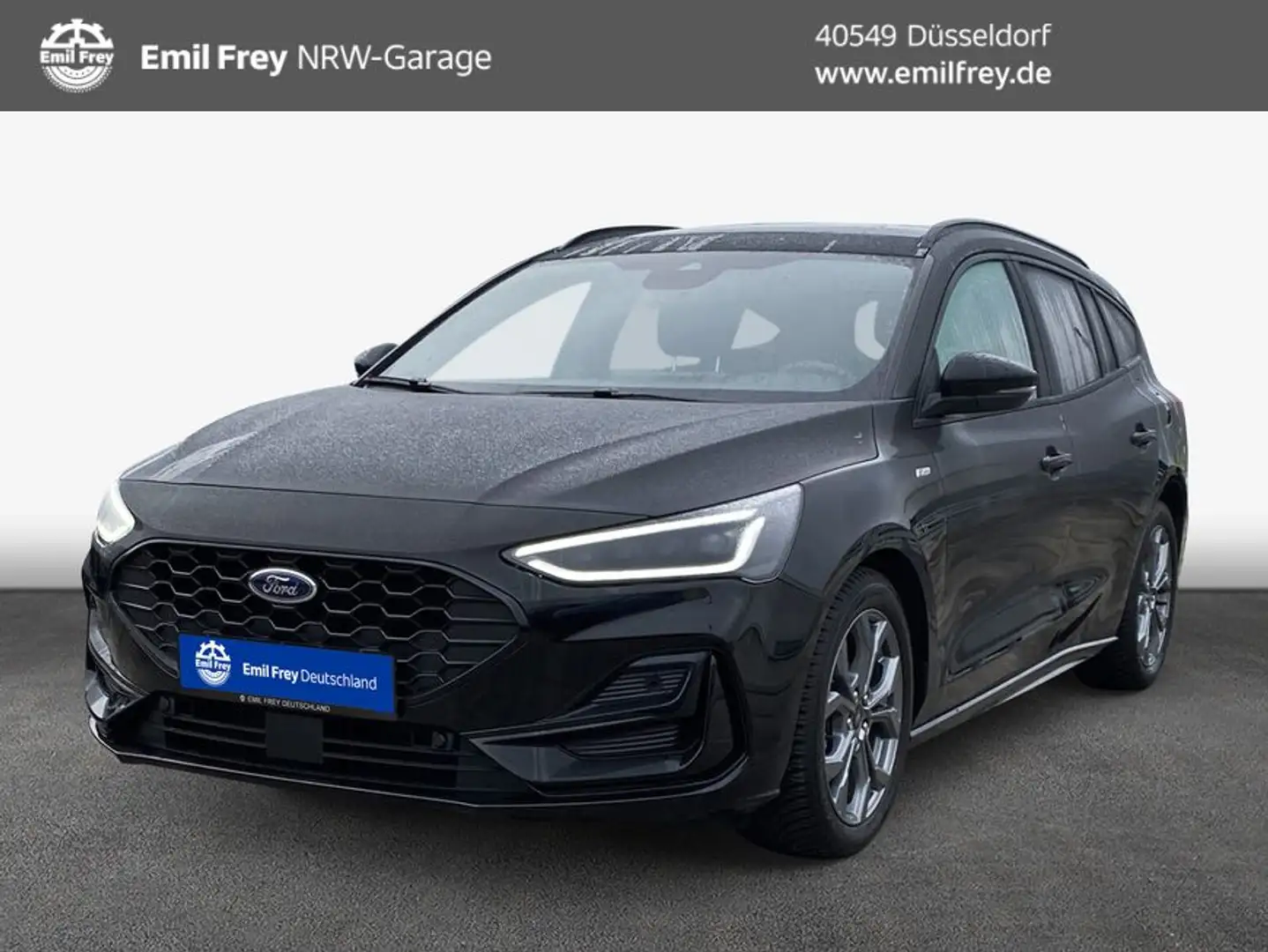 Ford Focus Turnier 1.0 EcoBoost Hybrid Aut. ST-LINE Schwarz - 1