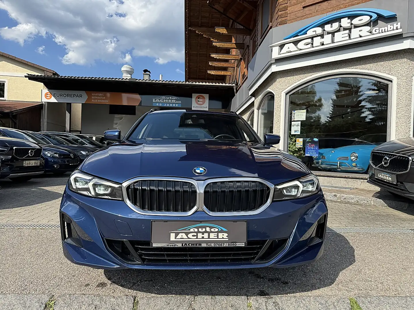 BMW 318 d Automatik Touring*LED*Leder*Curved Display*SH... Blau - 2