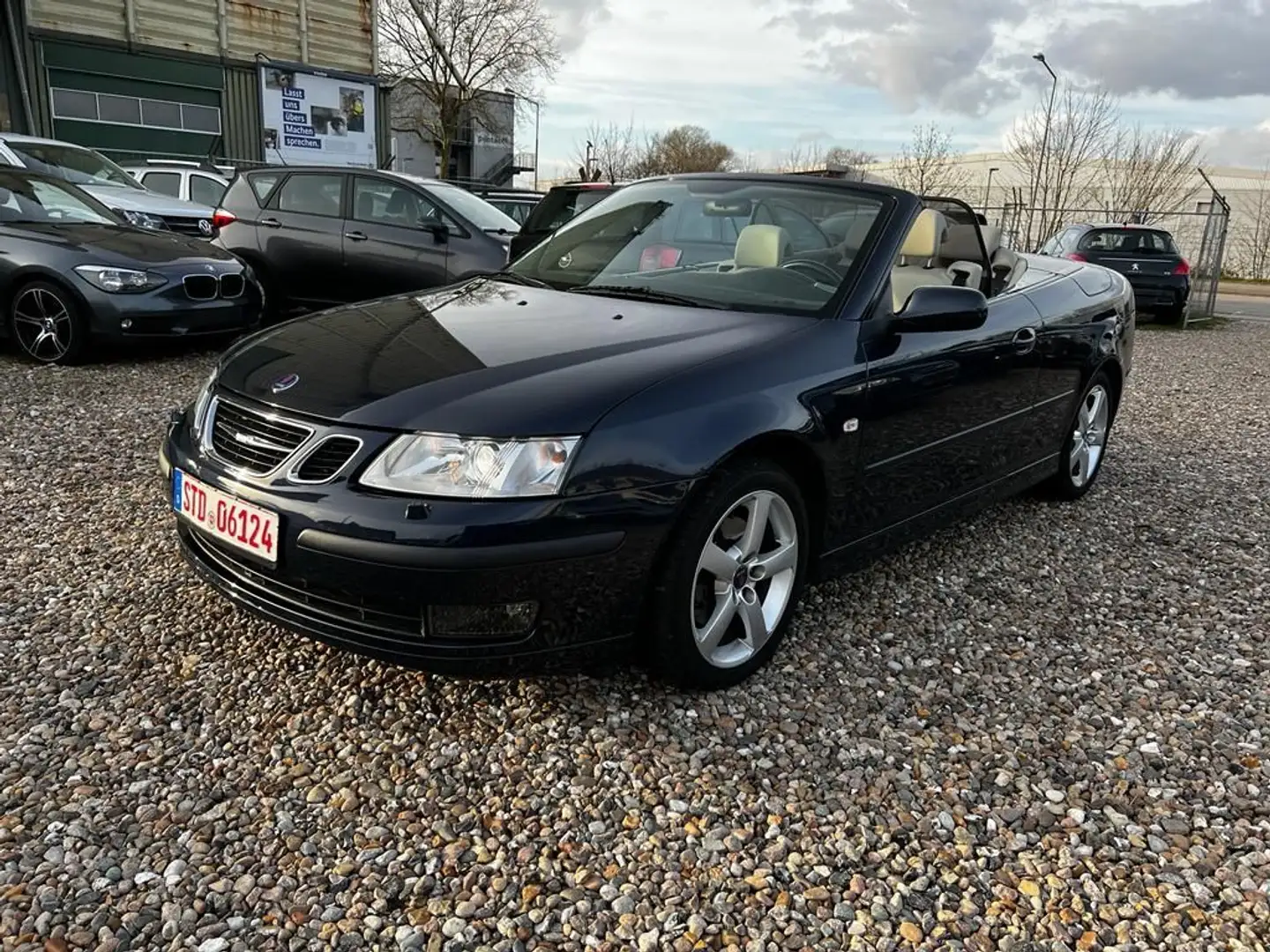 Saab 9-3 1.9 TiD Vector Cabriolet*Xenon*Navi*Leder* Blau - 1
