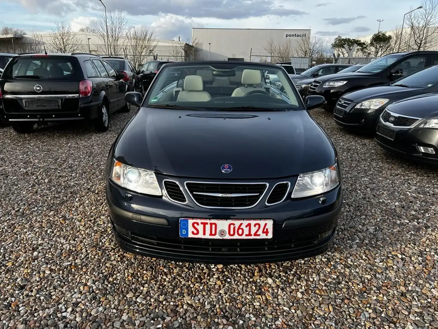 Saab 9-3 1.9 TiD Vector Cabriolet*Xenon*Navi*Leder* Blau - 2