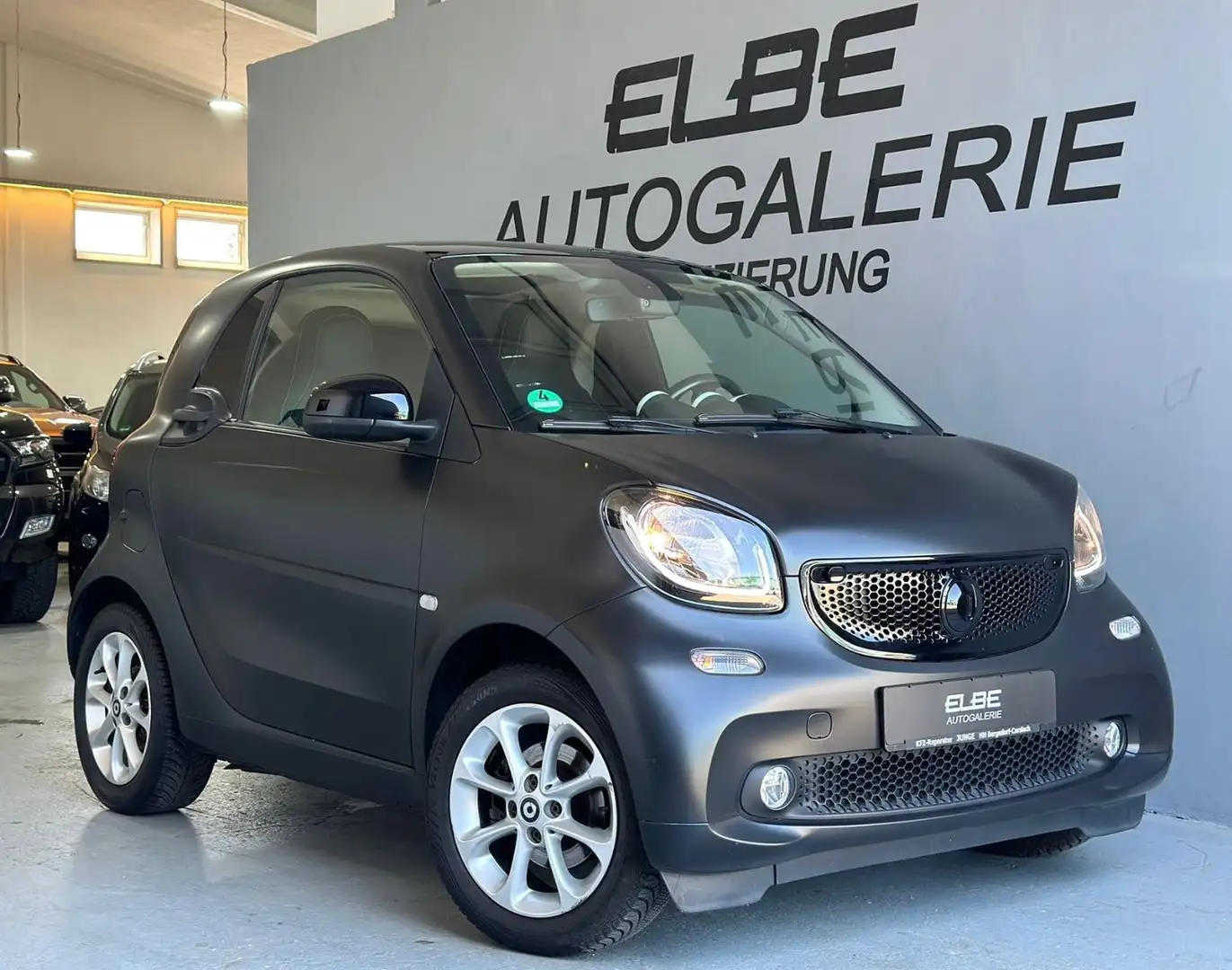 smart forTwo coupe 1.0 Aut. Basis Leder/Panorama/SHZ Blau - 1