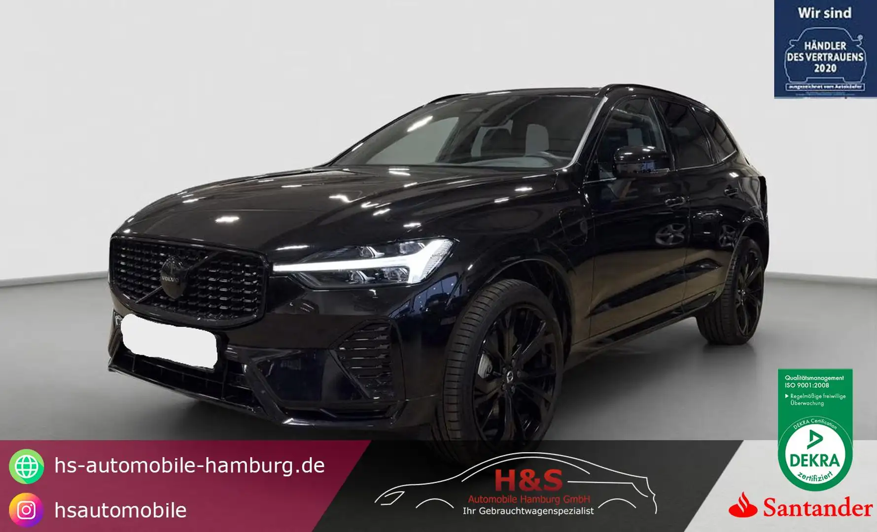 Volvo XC60 XC60 Plus Black Edition Recharge Plug-In Hybrid AW Noir - 1