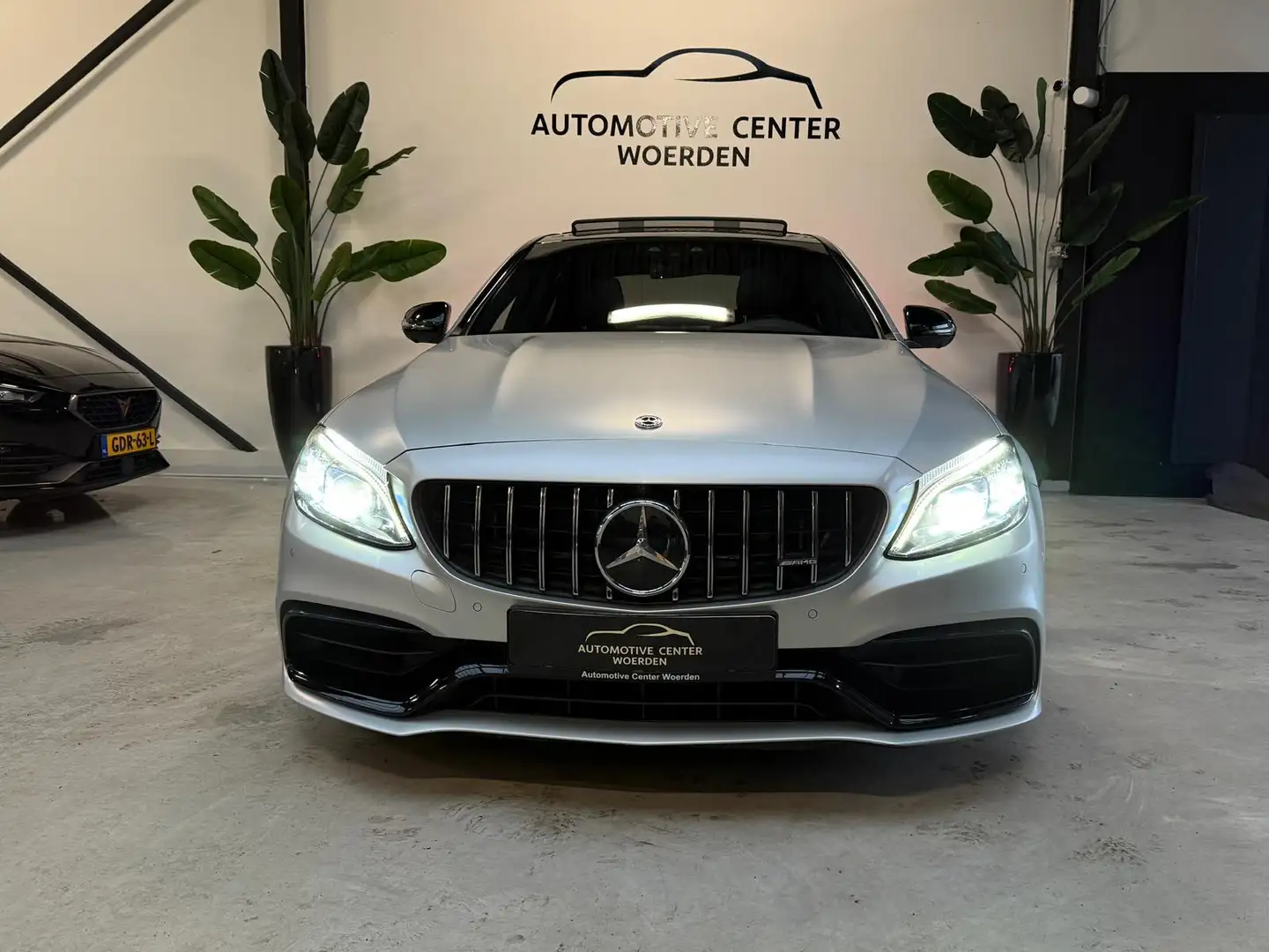 Mercedes-Benz C 63 AMG S FACELIFT 510PK PANO SFEERVERLICHTING BURMESTER V Szary - 2