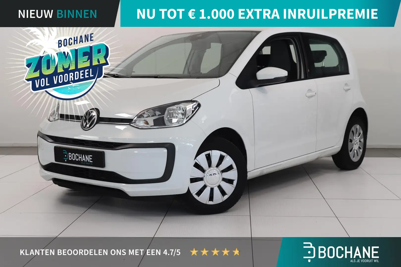 Volkswagen up! 1.0 | Airco | DAB | Bluetooth | 5 DRS | Wit - 1