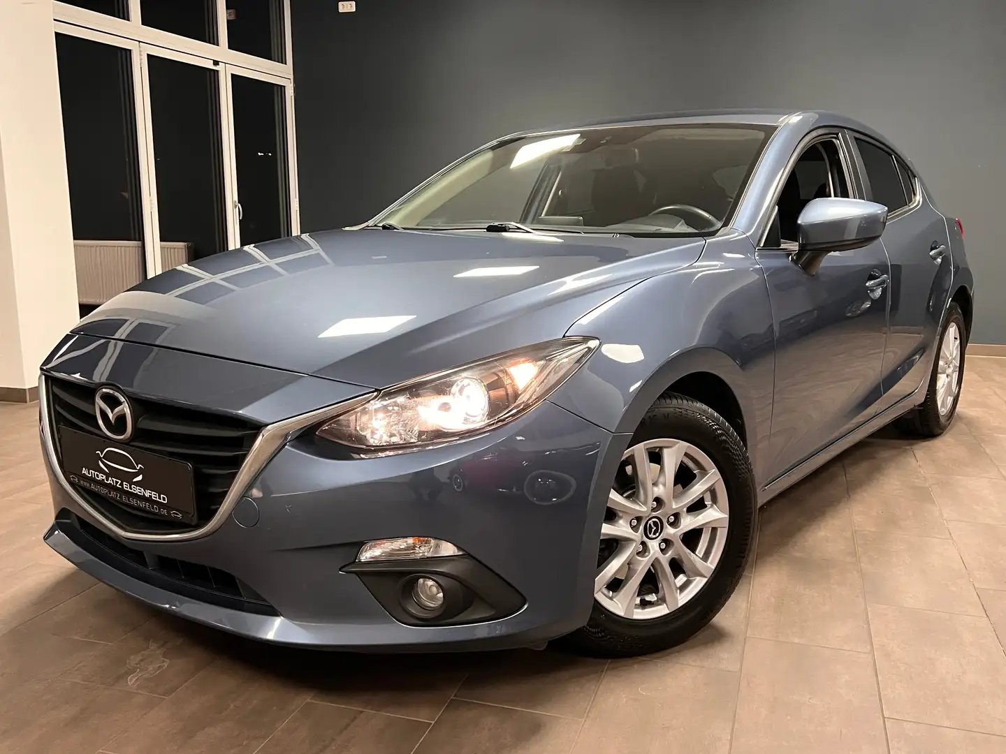 Mazda 3 2.0 SkyActiv Center-Line / 1.HAND / NAVI / TEMPOM. Bleu - 1