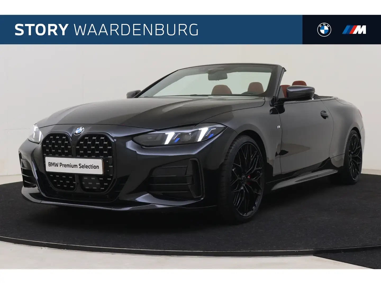 BMW 420 4 Serie Cabrio 420i High Executive M Sport Automaa Noir - 1