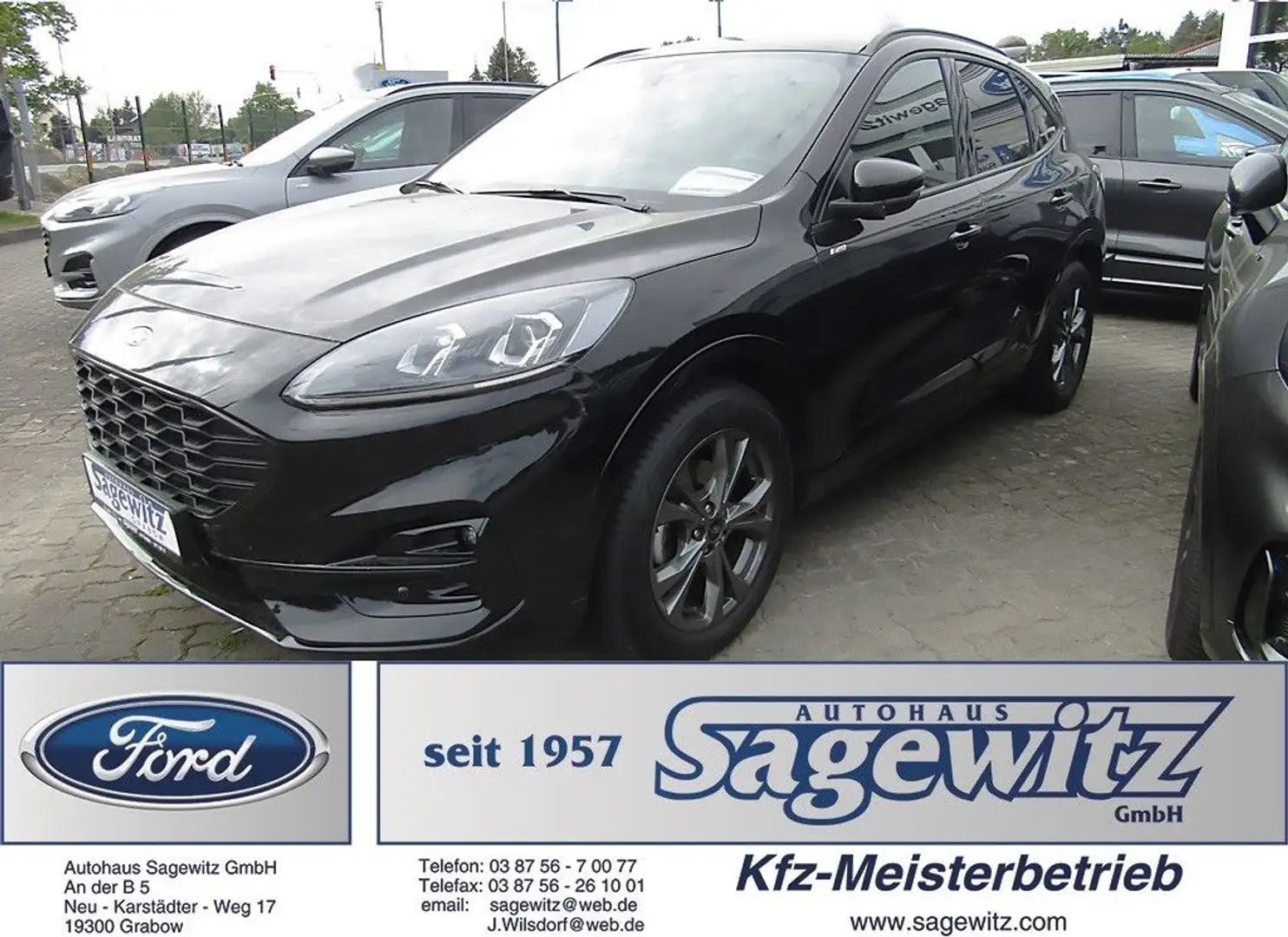Ford Kuga 1.5 EcoBoost ST-Line X SHZ v&h Navi DAB BT Negro - 1