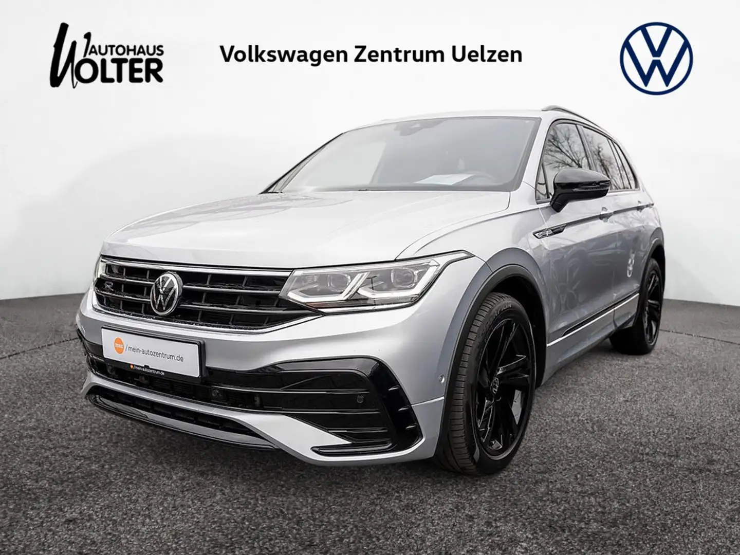 Volkswagen Tiguan 2.0 TDI R-Line 4M DSG AHK H&K ACC KAME Plateado - 1