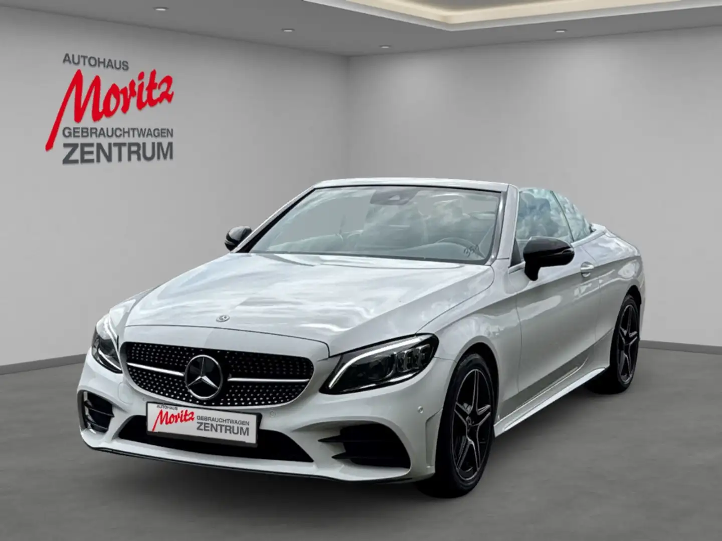 Mercedes-Benz C 200 Cabrio AMG-Line *AKUSTIK VERDECK!* Weiß - 1