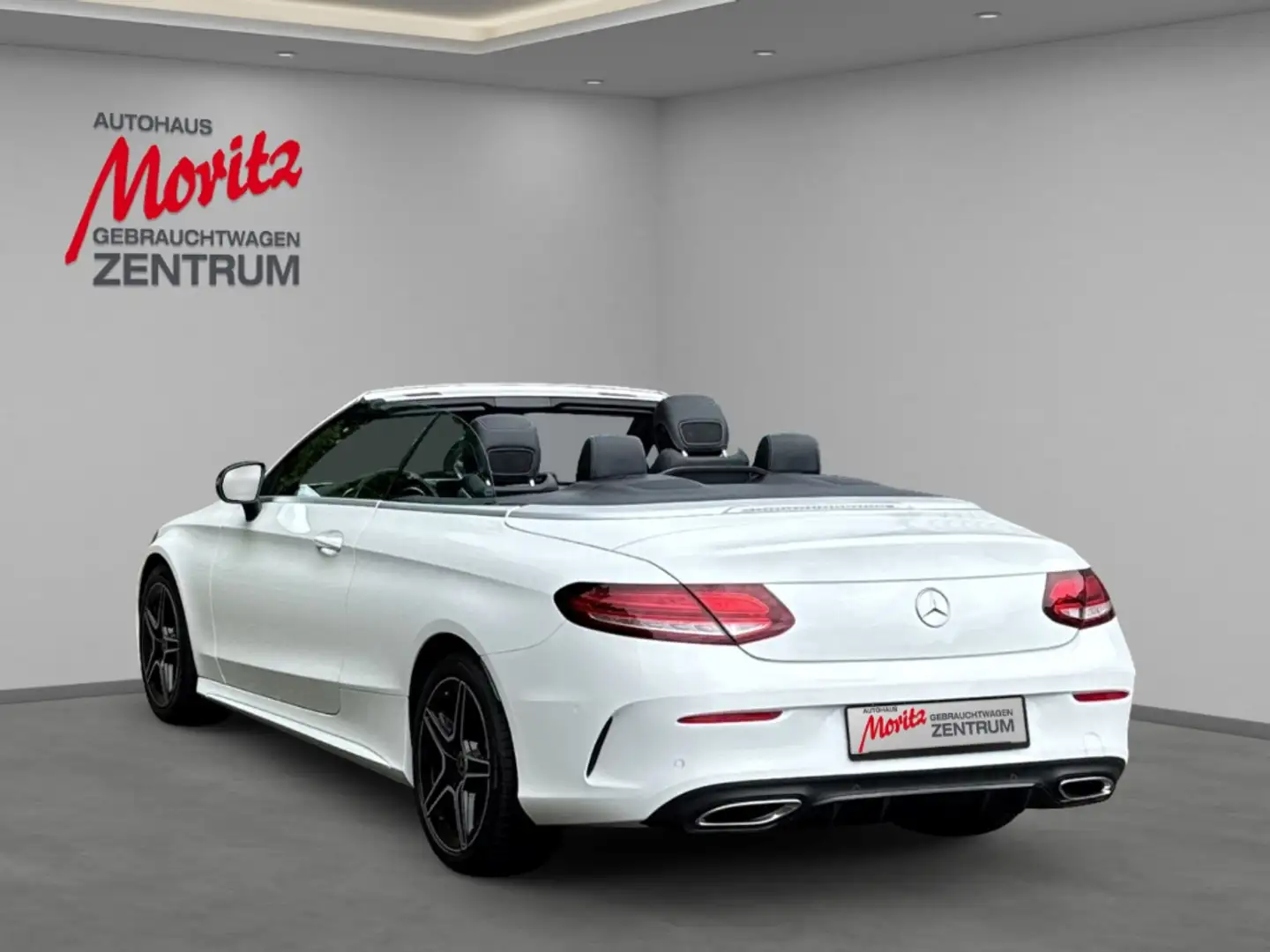 Mercedes-Benz C 200 Cabrio AMG-Line *AKUSTIK VERDECK!* Weiß - 2