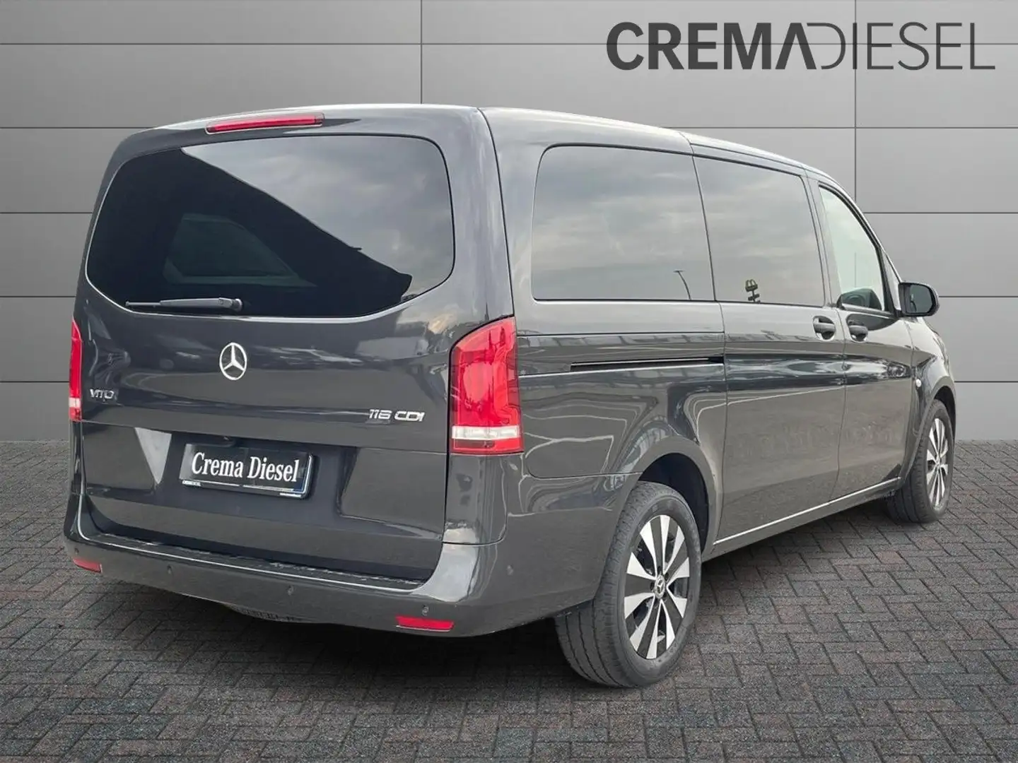 Mercedes-Benz Vito Viito 116 d Long Mixto Pro Auto Grigio - 2