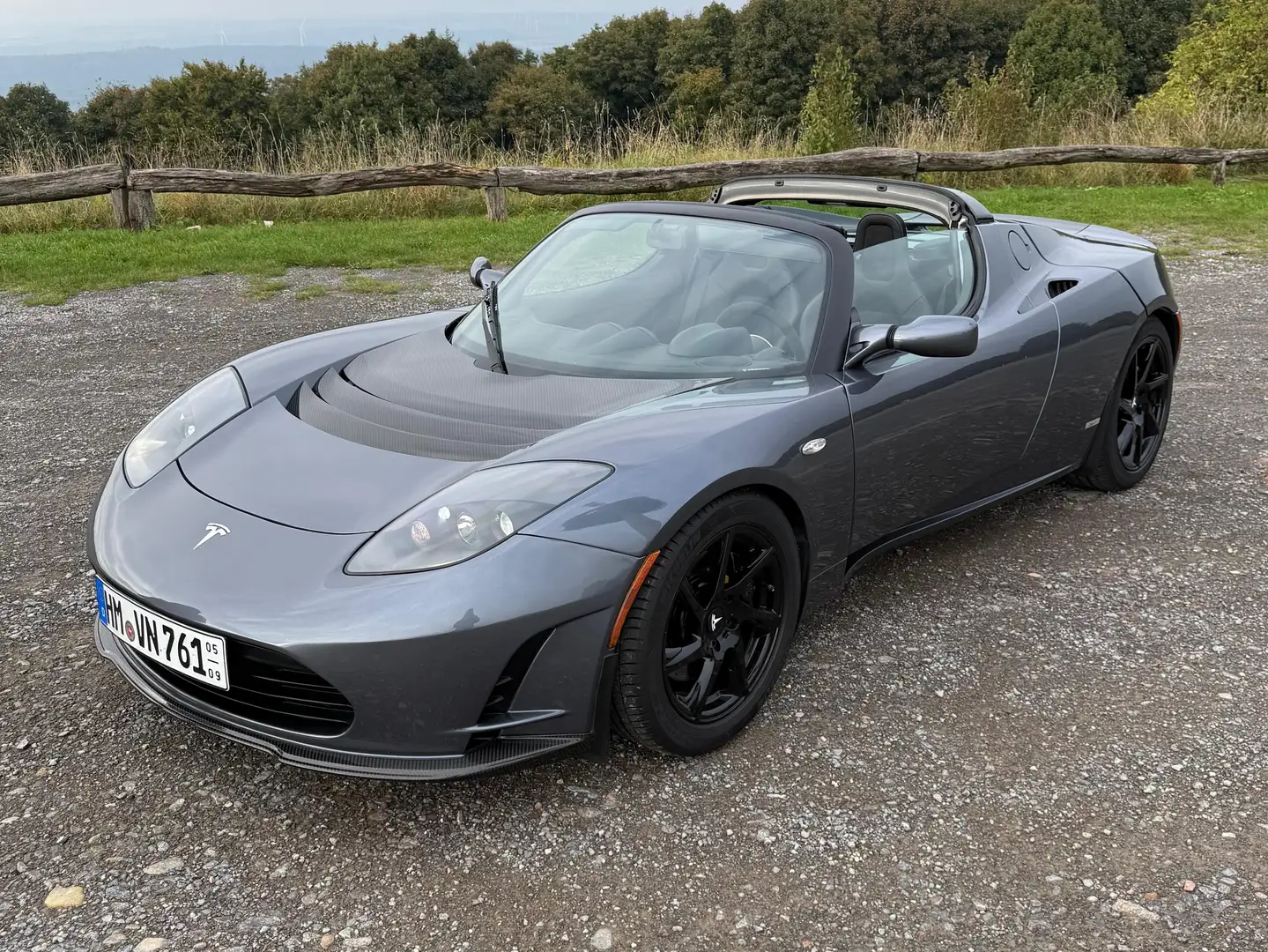 Tesla Roadster Grau - 1