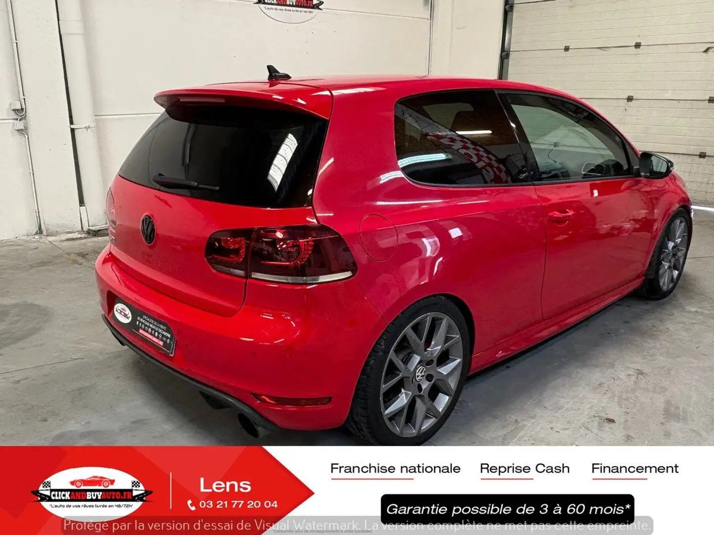 Volkswagen Golf VI 2.0 TSI GTI EDITION 35 235 CV DSG // DCC / SON  Rouge - 2