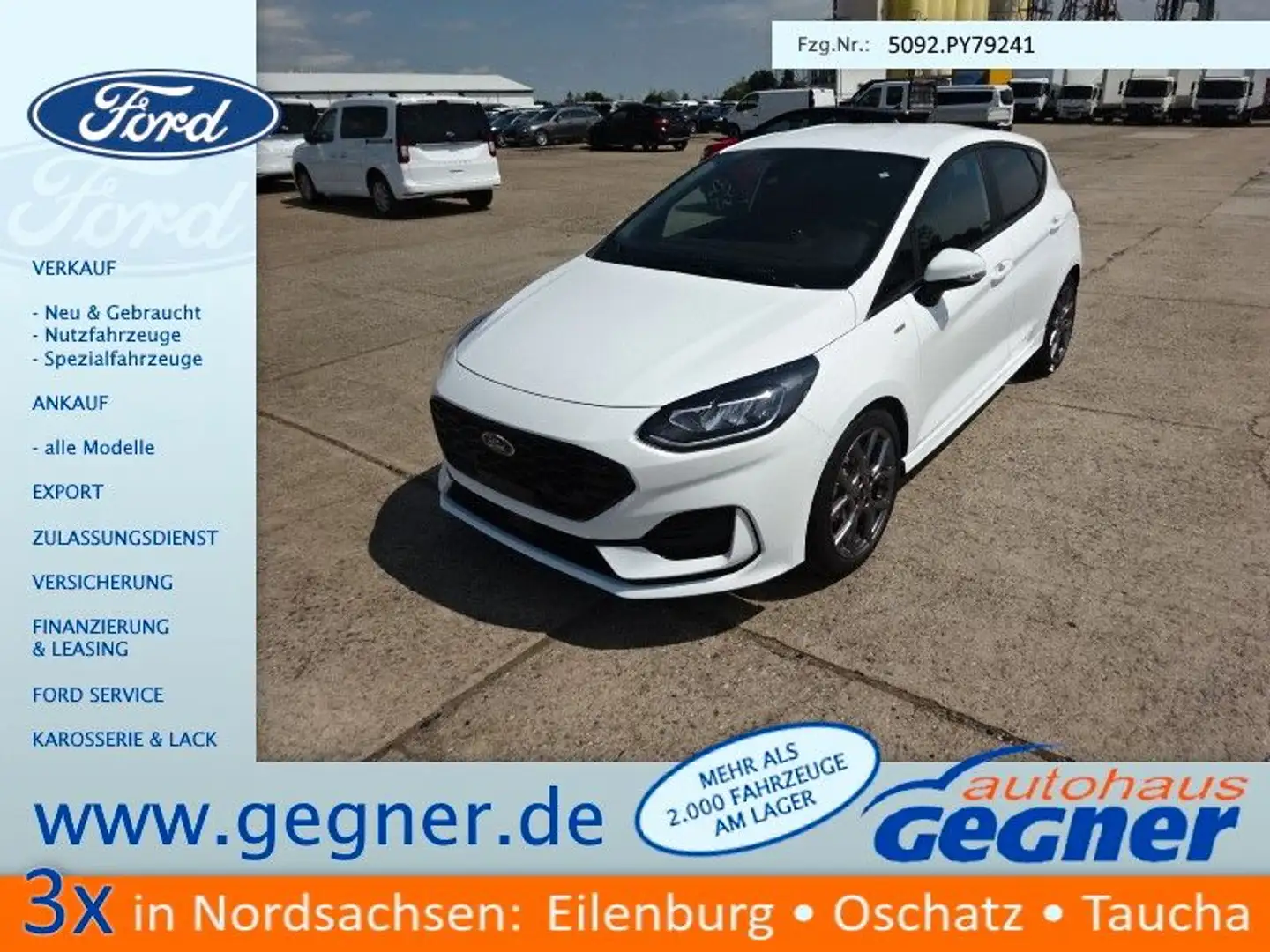Ford Fiesta ST-Line MHEV LED WiPa GRA 17Zoll DAB S&S Weiß - 1