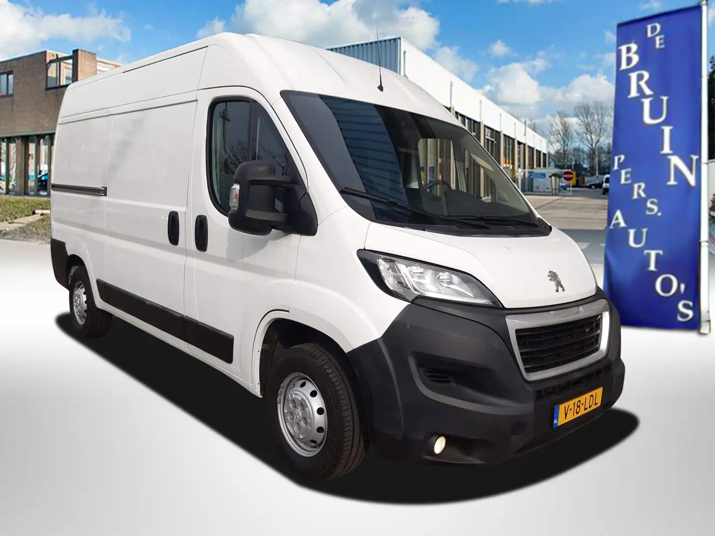 Peugeot Boxer 2.2 BlueHDi 140 Pk L2H2 Airco Cruise control Navig Blanc - 1