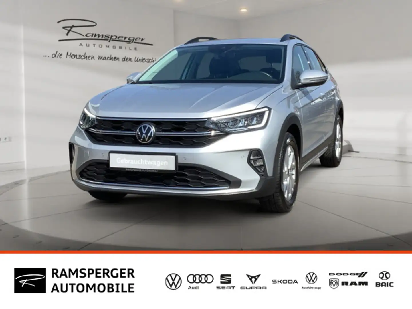 Volkswagen Taigo 1.0 TSI Life AHK ACC LED Navi Kamera PDC Silber - 1