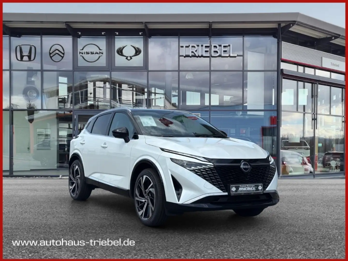 Nissan Qashqai Tekna+ 1.3 DIG-T °LED°PGD°RFK°HUD°BOSE° Blanc - 1