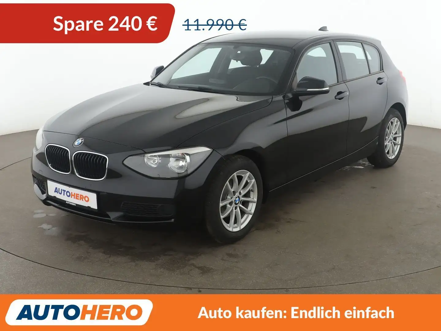 BMW 116 116i*LIM*PDC*SHZ*ALU*KLIMA*BLUETOOTH* Schwarz - 1