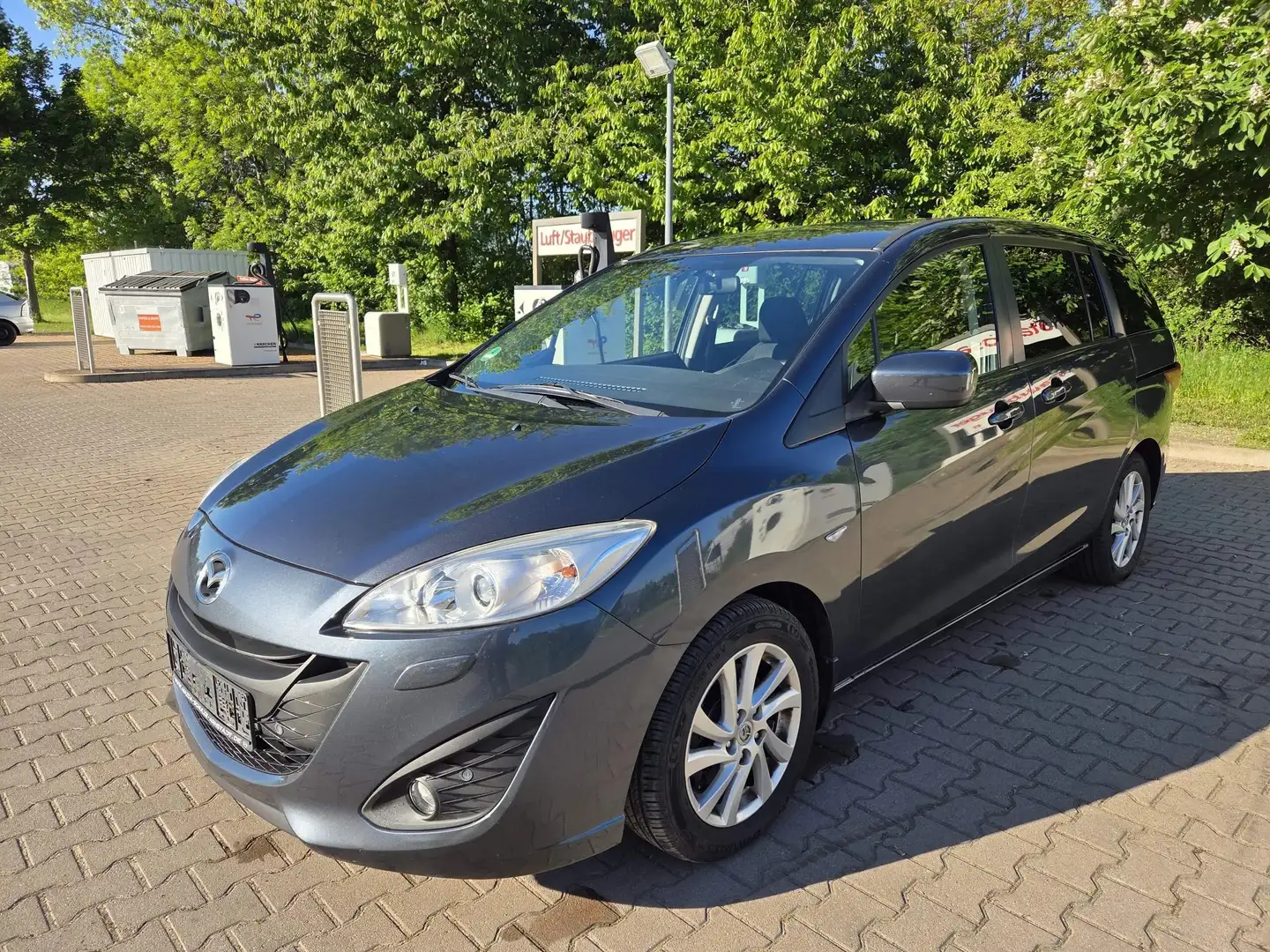 Mazda 5 Center-Line*AHK*7 Sitze*Navi*TÜV NEU Grau - 1