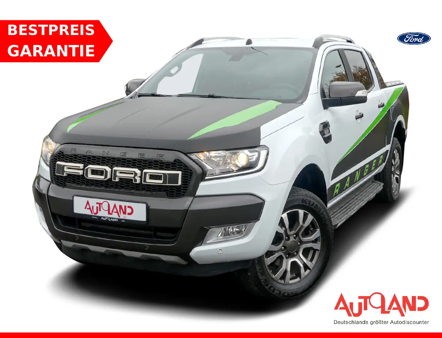 Ford Ranger 3.2 TDCi Wildtrack 4x4 Navi Kamera AHK Weiß - 1