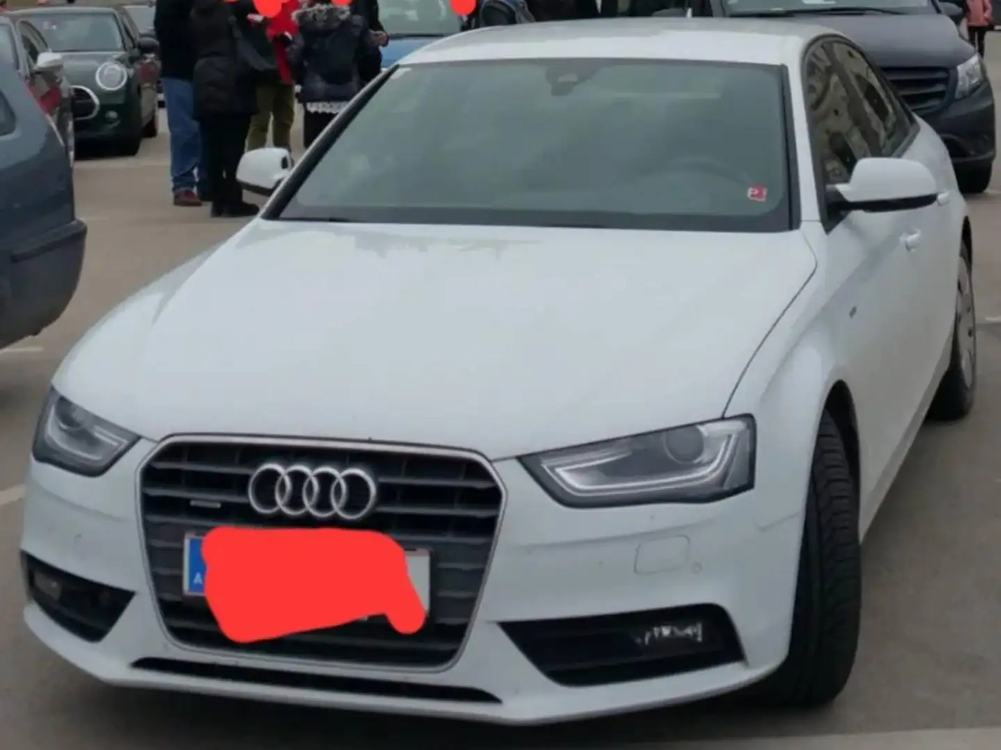 Audi A4 A4 2,0 TDI quattro Sport DPF S-tronic Sport Weiß - 1