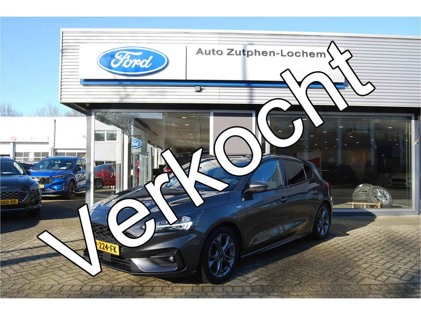 Ford Focus 1.0 EcoBoost ST-Line 125pk AUTOMAAT | TREKHAAK | W Grau - 1