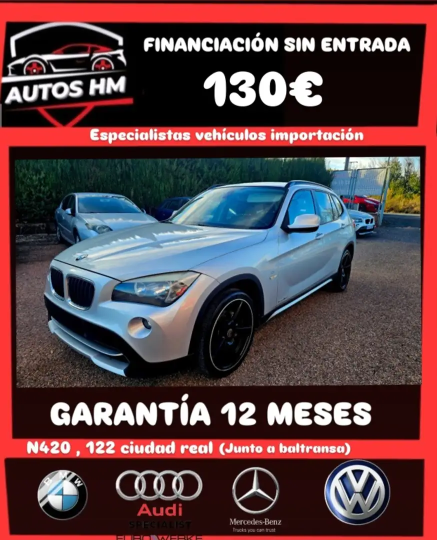 BMW X1 sDrive 18d Gris - 1