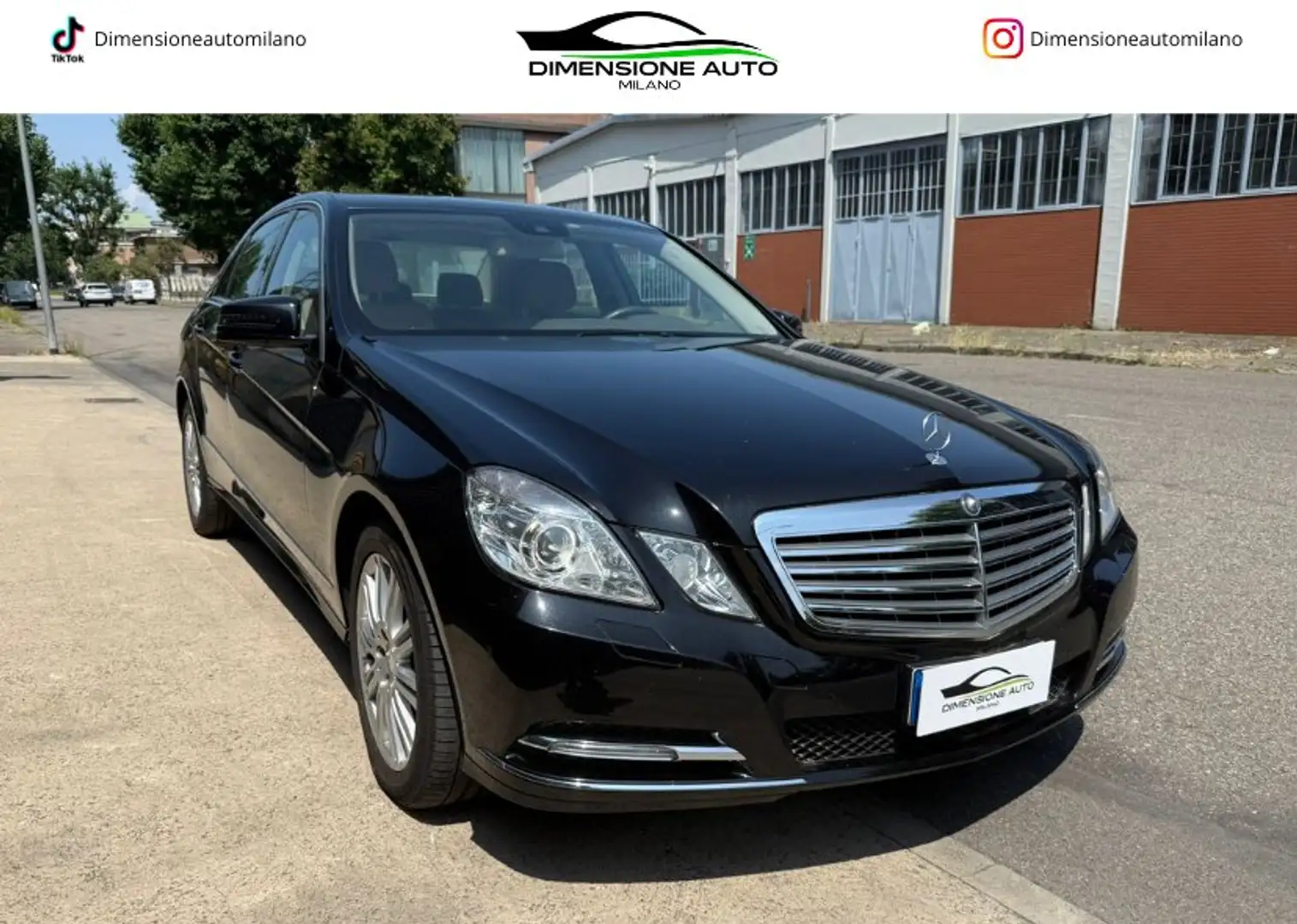 Mercedes-Benz E 350 E 350 Avantgarde AMG 4matic auto Nero - 1