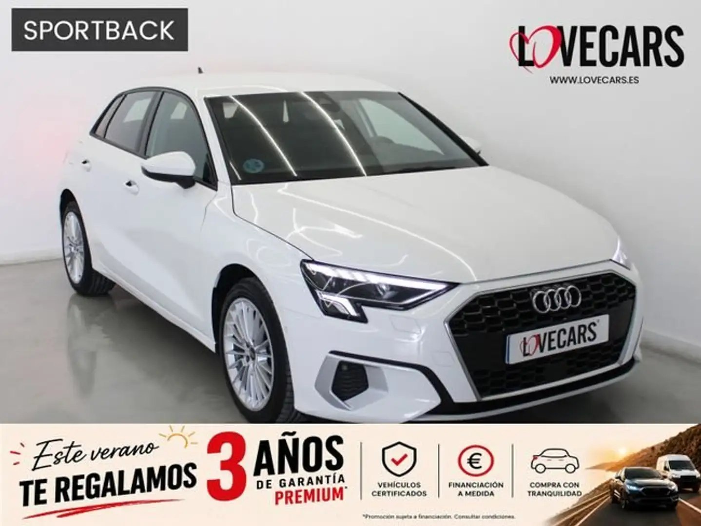 Audi A3 Sportback 30TDI Advanced Blanco - 1