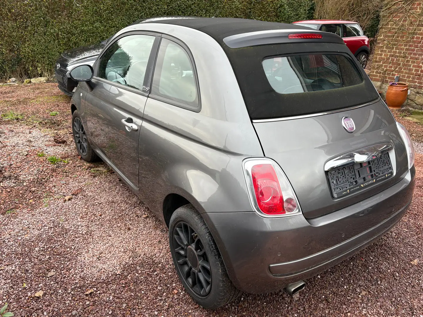 Fiat 500C 500C 0.9 Turbo TwinAir semi cuir moteur à chaîne Grau - 2