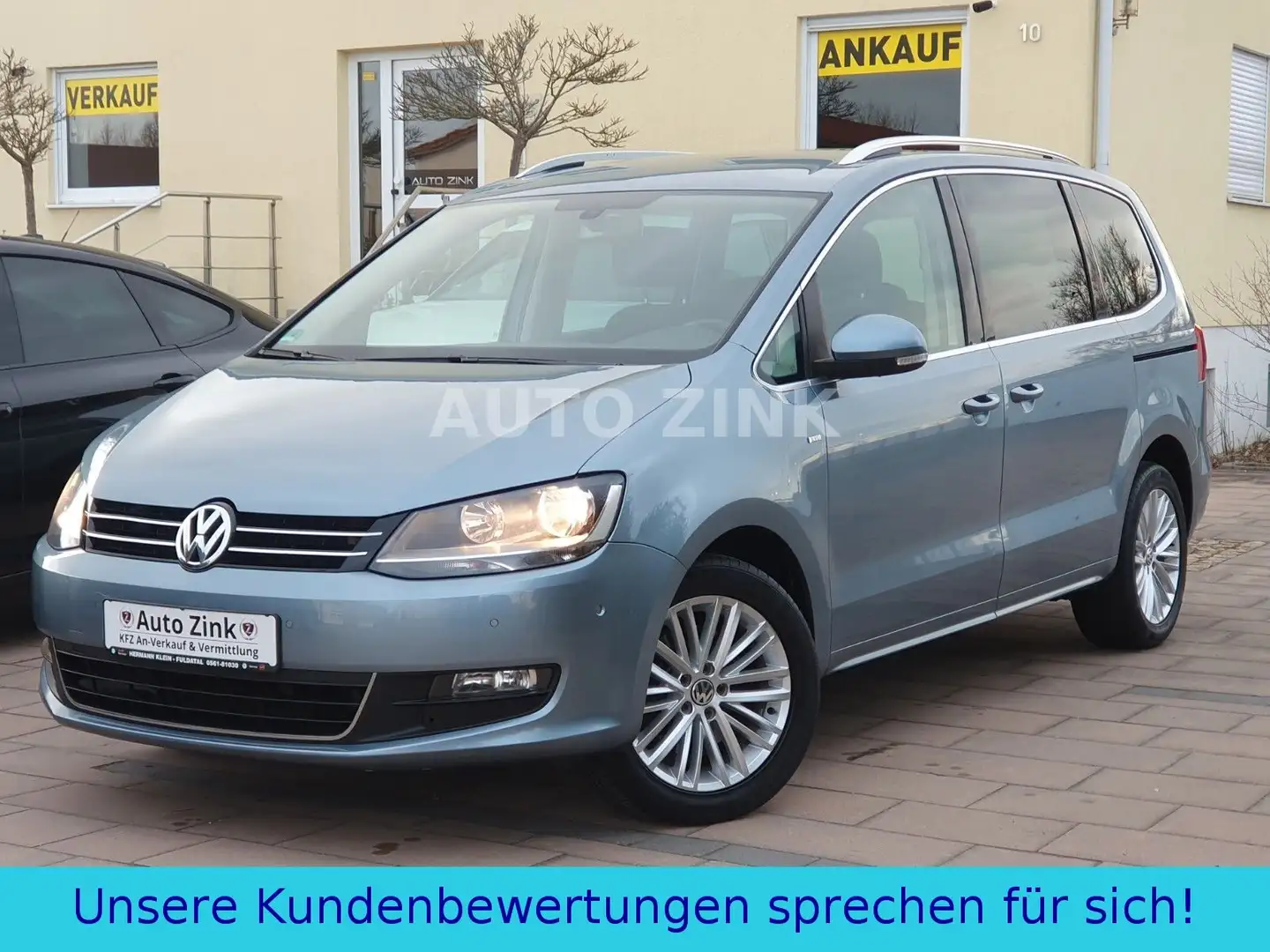 Volkswagen Sharan 1.4 TSI Cup BMT* elektr. Türen* Webasto* Blau - 2