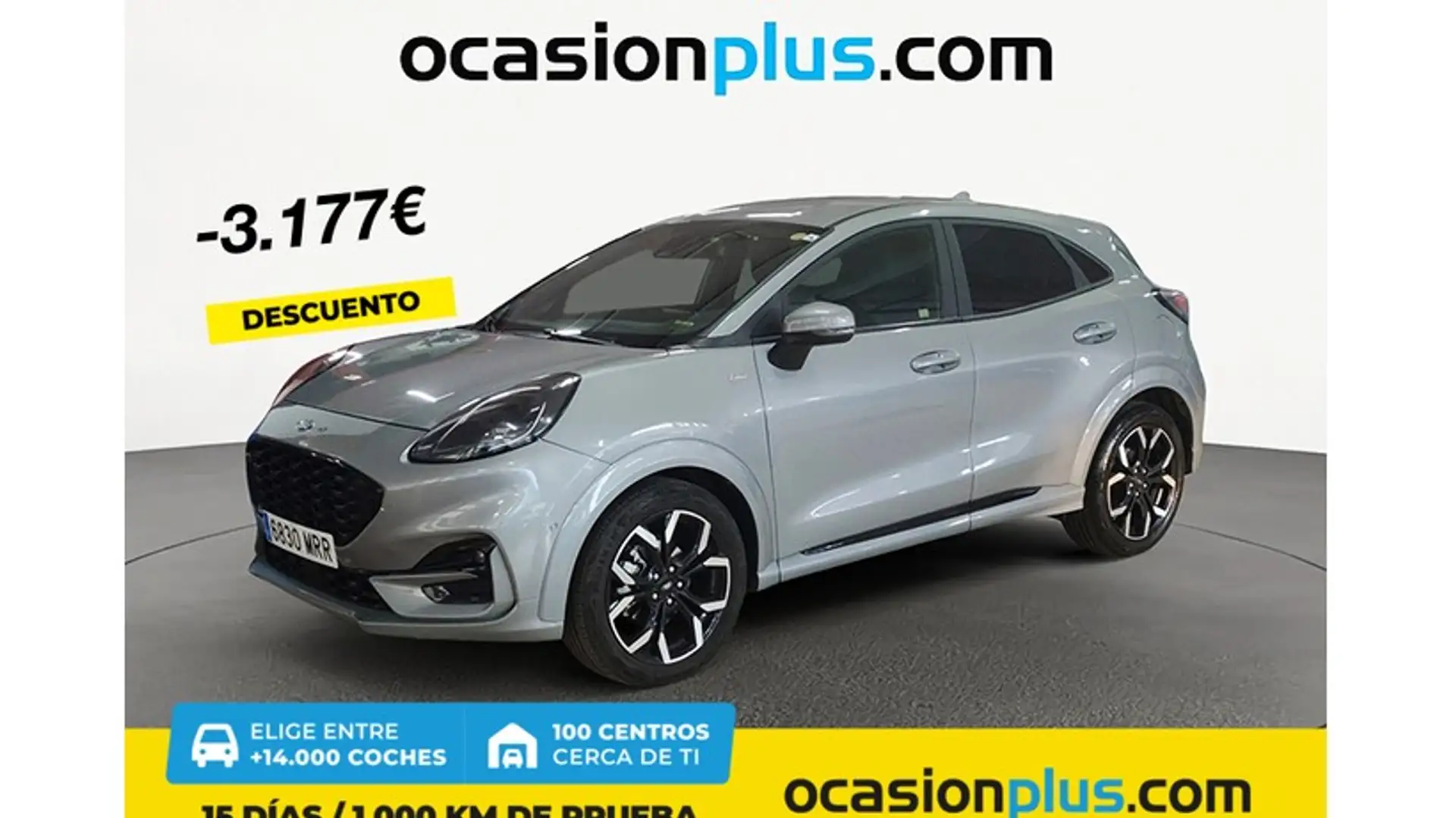 Ford Puma 1.0 EcoBoost MHEV ST-Line X Aut. 155 Plateado - 1