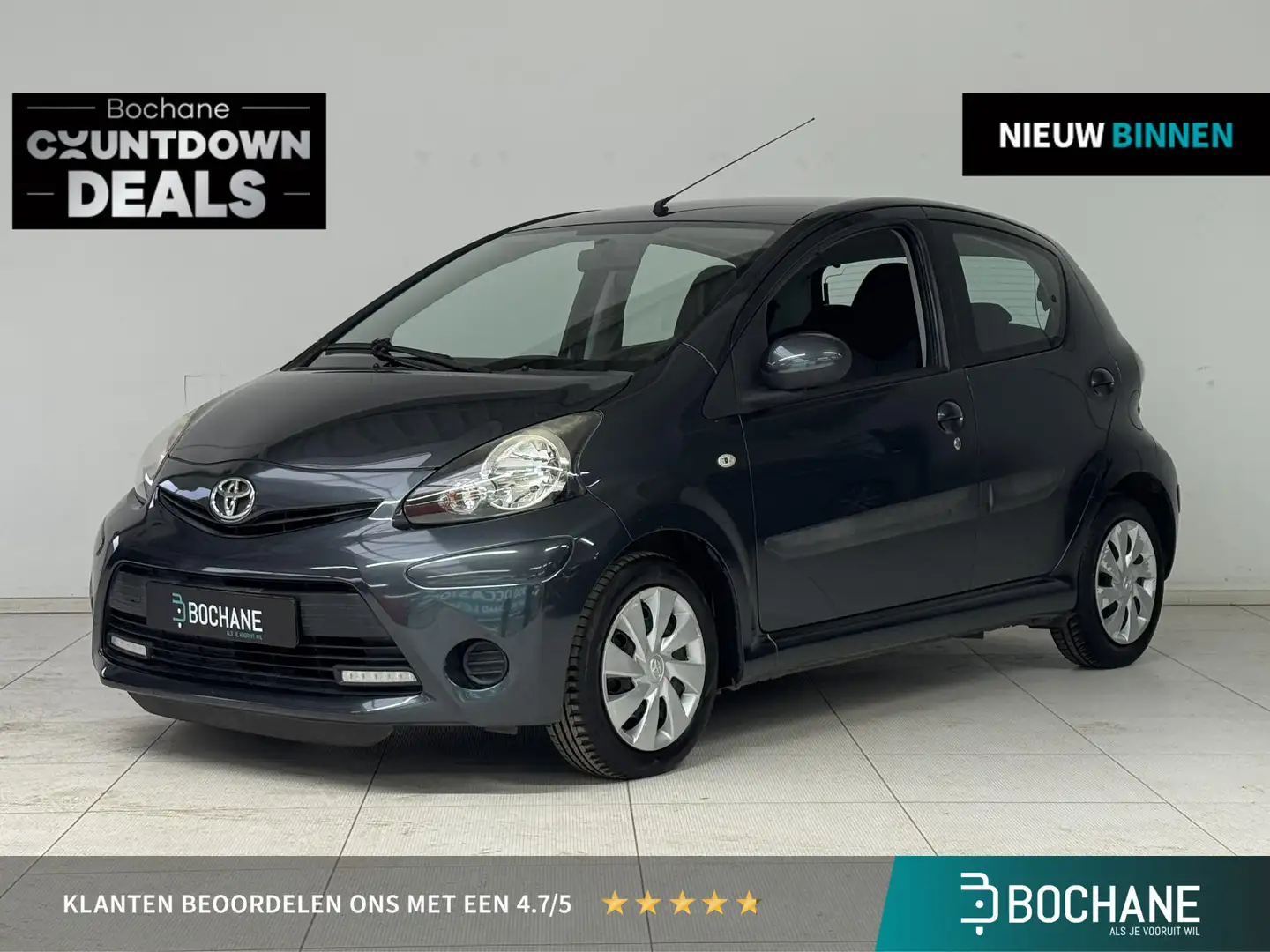 Toyota Aygo 1.0 VVT-i Aspiration | Airco | Bluetooth | Elektri Gris - 1