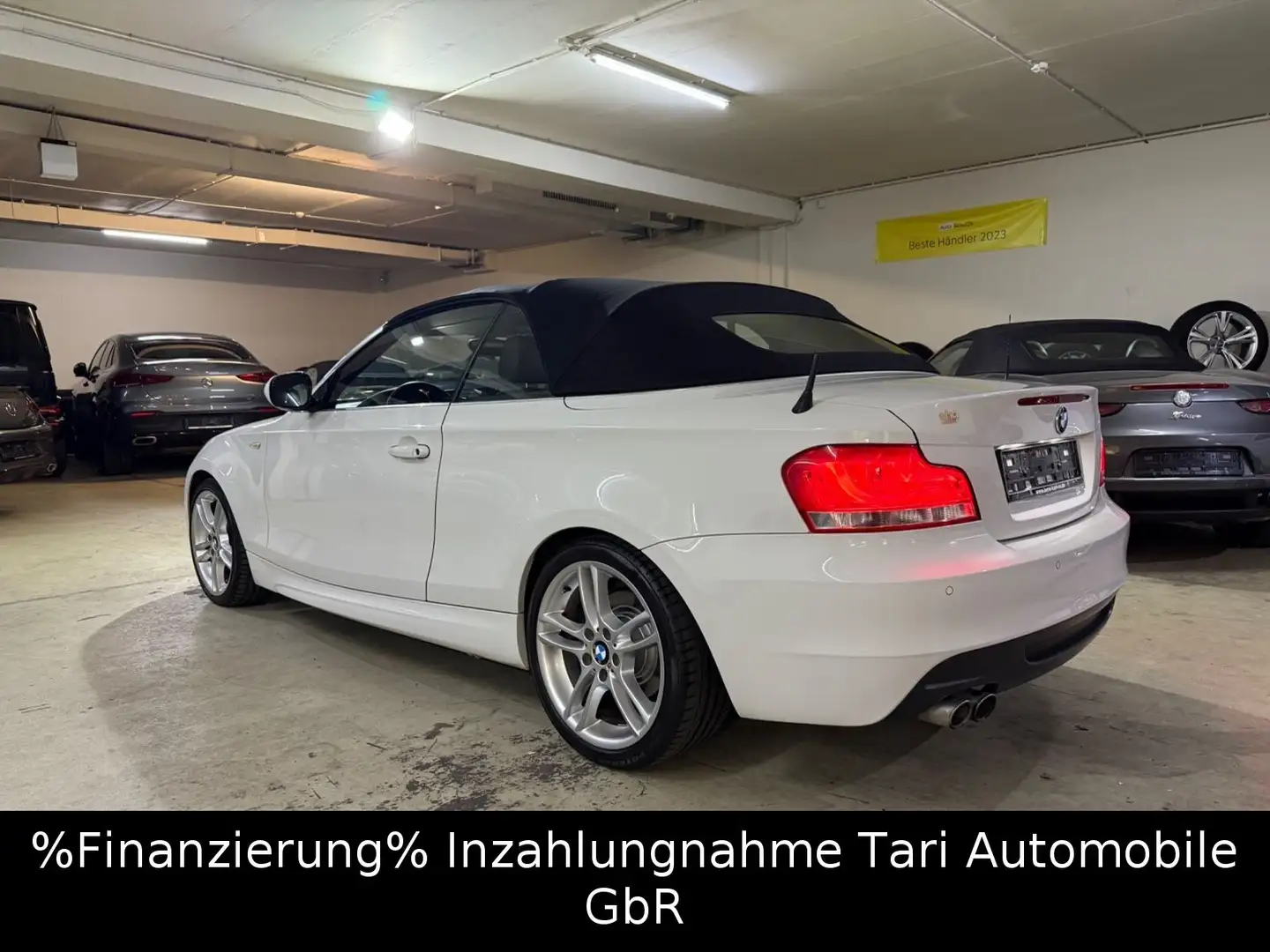BMW 125 i Cabrio Schalter M-Sportpaket 2.Hand,68tkm Weiß - 1