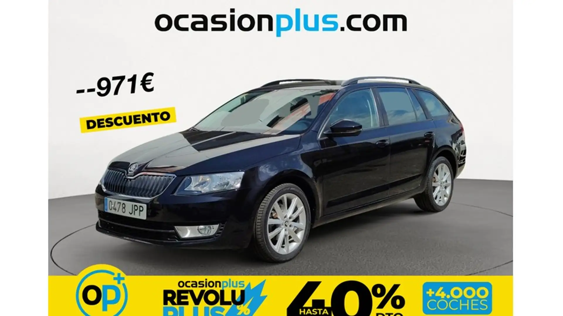 Skoda Octavia Combi 1.6TDI CR Ambition 110 Negro - 1